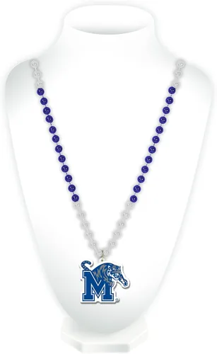 Vista 53 de Rico Industries NCAA Fan Shop - Cuentas estilo Mardi Gras con logotipo del equipo 3-Color del