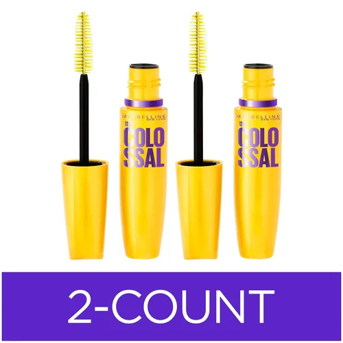 Vista 12 de Maybelline Volum' Express Colossal - Máscara de pestañas lavable, rímel clásico, negro, 1 unidad