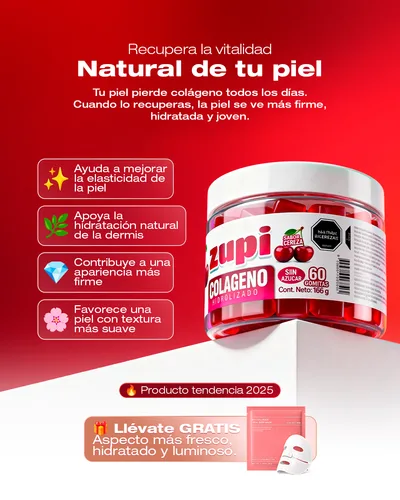 Promo Gomas de Colageno + Mascarilla de Primo's CyberMarket