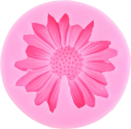 Vista 9 de Molde de silicona para fondant de flores de crisantemo, molde de silicona para margarita, para decoración de pasteles, decoración de cupcakes, pasta
