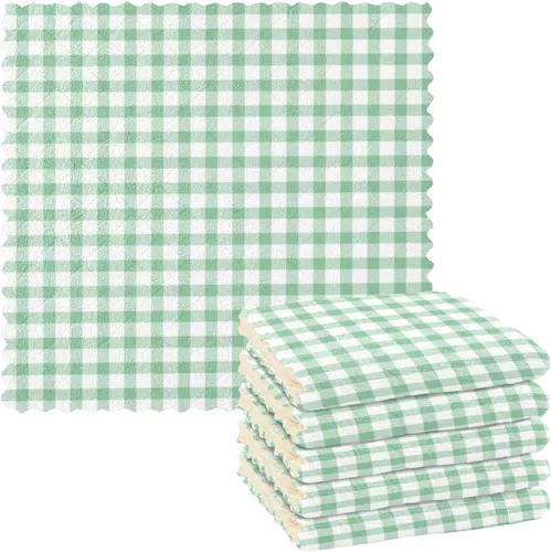 Vista 21 de Autumn Poppy Flowers06 - Juego de 6 paños de limpieza de microfibra para autos, máquina súper absorbente