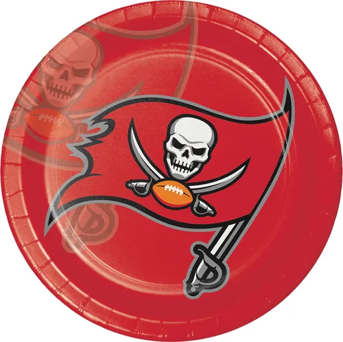 Vista 48 de Trendware Arizona Cardinals - Platos de papel, 24