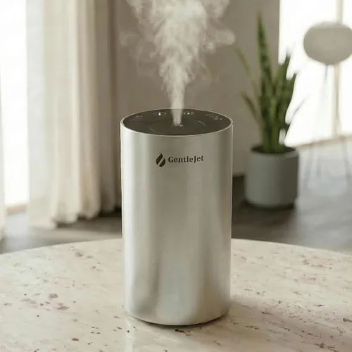 Vista 12 de GentleJet LiteMist Difusor de aroma recargable sin agua para dormitorio, oficina y automóvil, niebla de aceite esencial de aire frío, cuerpo