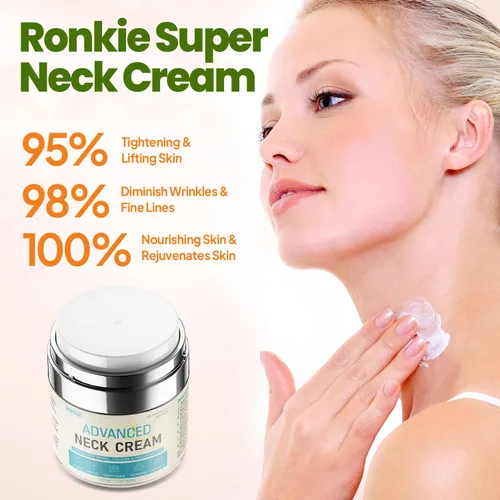 Vista 2 de Crema para el cuello para tensar reafirmante: crema de estiramiento facial instantáneo - Crema antiarrugas con retinol colágeno y ácido hialurónico