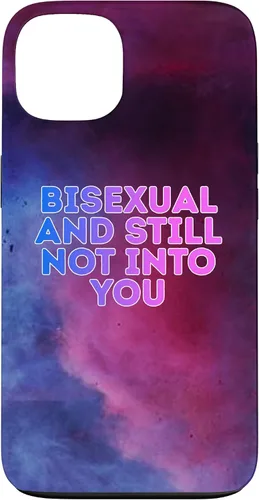 Vista 6 de Bisexual and Still Not Into You Bi Flag Pride Equality Humor Case for iPhone 17