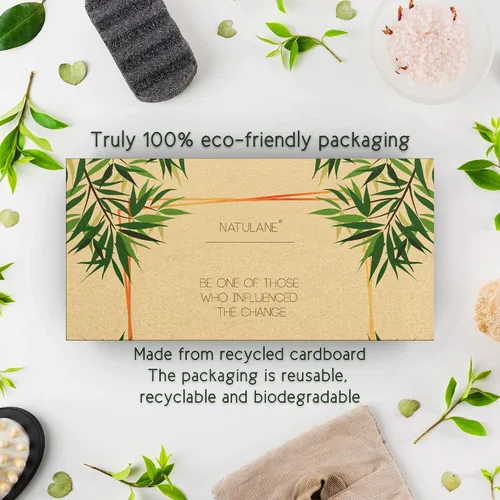Vista 3 de Premium 500 hisopos de algodón de bambú biodegradables Productos desechables sin residuos Consejos Q compostables para orejas Hisopo