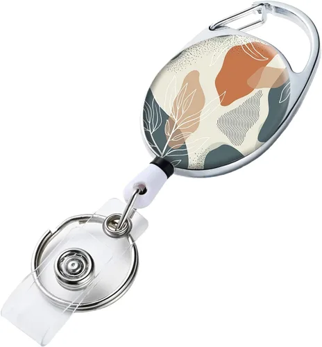 Vista 26 de Portatarrete de Insignia Retráctil con Portarretes Retráctil para Llaves, Lindo Portarrete de Insignia Decorativo para Enfermeras con Clip