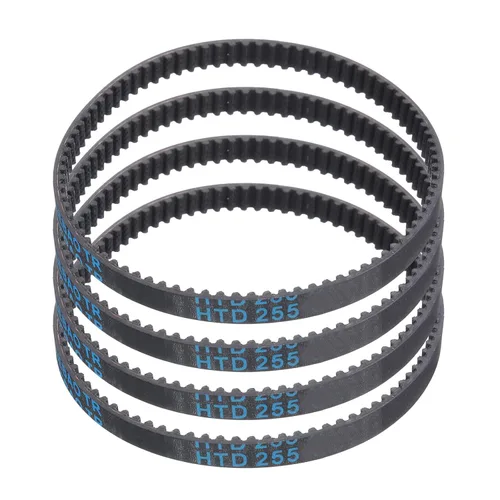 Vista 39 de uxcell 4 piezas HTD-3M Correa de Distribución de Goma 48 Dientes, Longitud de Paso 144mm x Ancho 6mm x Altura 2.4mm, Correa de Polea de Distribución