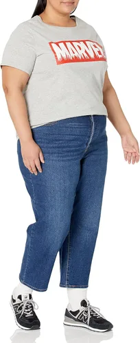 Vista 5 de Tienda Essentials Disney Marvel Star Wars Camiseta de manga corta con cuello redondo para mujer, paquete de 2