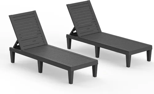 Vista 7 de EasyUp - Tumbonas para exteriores, 1, color gris