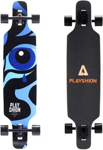 Vista 13 de Playshion Drop Through Freestyle - Patineta de tablero largo