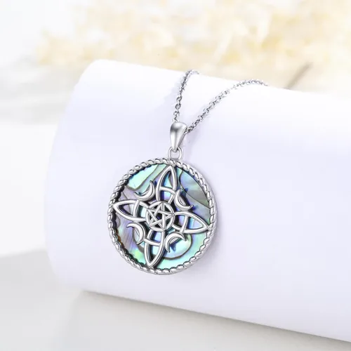 Vista 5 de Collar de nudo de brujas para mujer