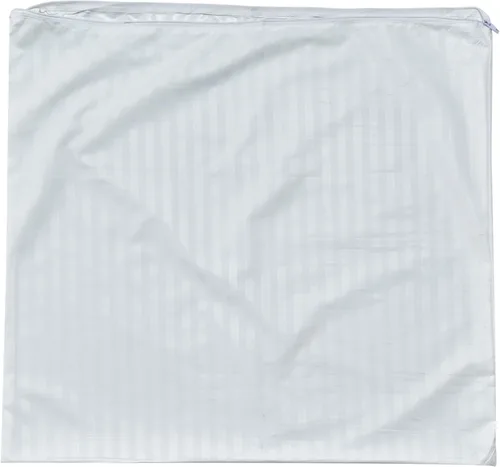 Vista 10 de Paquete de 4 protectores de almohada a prueba de plumas de 22 x 22 pulgadas, fundas impermeables para almohadas cuadradas de plumón de ganso