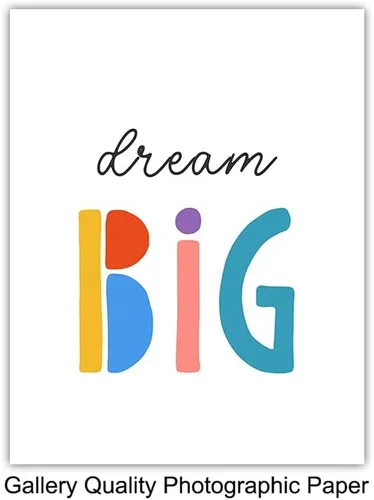 Vista 7 de Citas motivacionales para decoración de habitación de niños, decoración de habitación de niños, dormitorio de niñas, obra de arte de guardería