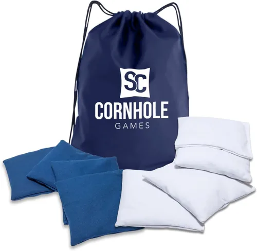 Vista 30 de Bolsas de cornhole resistentes al clima (juego de 8) - Tamaño/peso profesional de regulación (16 oz) - Uso en tableros de cornhole profesionales