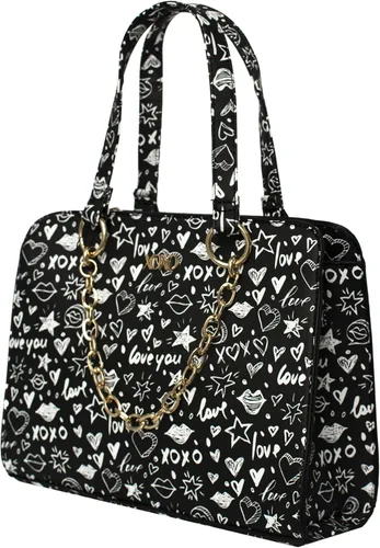 Vista 2 de Bolso de mano para mujer con estampado de graffiti