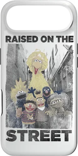 Vista 27 de Sesame Street Funda para iPhone 17 con texto en inglés "Raised on the Streets