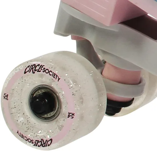 Vista 3 de Circle Society - Patines clásicos para niños (ajustables, para interiores y exteriores)
