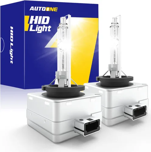 Vista 14 de AUTOONE 2024 Bombilla de faro delantero D1S D1R HID mejorada, 300% más luminosidad, 6000K blanco frío 66144 66140 85140 85415 Bombillas Xenon HID
