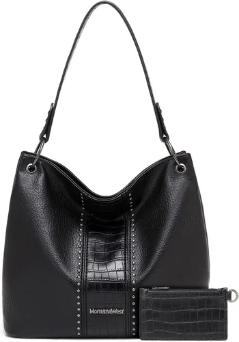 Vista 20 de Carteras para mujer, bolsos hobo para mujer, bolso de hombro holgado *Turquesa
