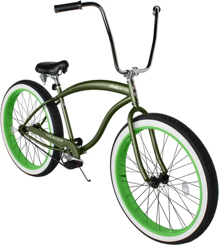 Vista 11 de Tracer Avalon 26 & 29 Inch Beach Cruiser Bike Negro mate