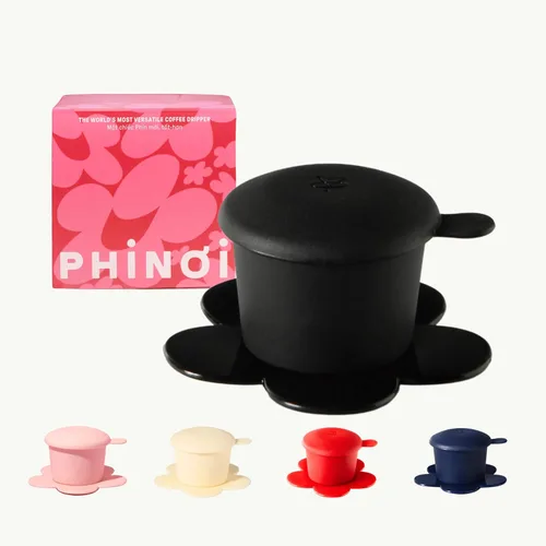 Vista 15 de [Regalo] Filtro Phin vietnamita, gotero de café reutilizable de plástico para verter sobre café, filtro de café de una sola taza con diseño