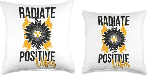 Vista 3 de Radiology Tech Week For Rad Technologist Positive Vibes Rad Tech Radiology Technologist - Almohada de 16 x 16 pulgadas, multicolor