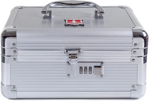 Vista 2 de MEDICINE RX SAFE Estuche de transporte de medicamentos - Medio_Plata Plateado