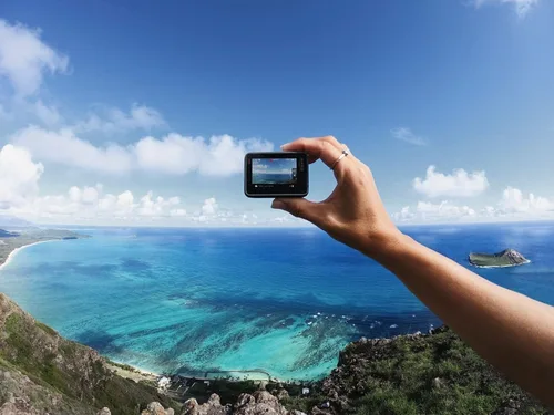 Vista 5 de GoPro Micro SD compatible con Full Hi-Vision Movie Wearable Camera Hero CHDHB-501-RW