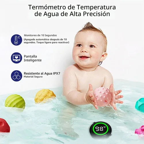 Vista 3 de Paquete de 2 termómetros flotantes impermeables para baño de hielo, piscina, bañera
