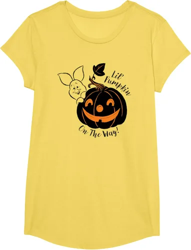 Vista 39 de Disney Camiseta de Halloween Winnie the Pooh Lil' Pumpkin on the Way, Blanco, S
