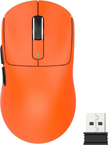 Vista 10 de ATTACK SHARK X3 - Mouse inalámbrico ligero para juegos con tres modos de 2.4G/USB-C con cable/Bluetooth, hasta 26K DPI, sensor óptico PAW3395