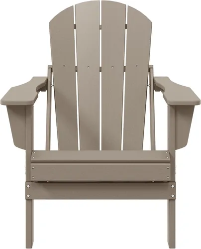 Vista 71 de WestinTrends Malibu Outdoor Patio HDPE Silla plegable de polietileno Negro