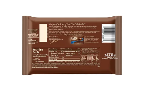 Vista 2 de Dove Promesas de chocolate con leche, paquetes de 7.94 onzas (paquete de 4)