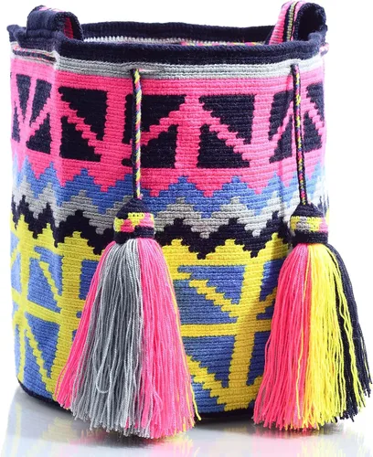Vista 3 de WYOU Designer Collection Hobo Bag Wayuu Crochet, Large
