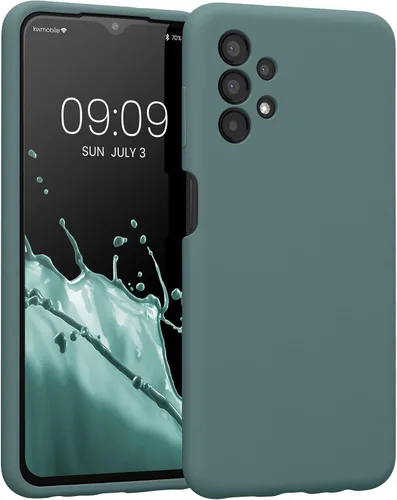 Vista 37 de kwmobile Funda compatible con Samsung Galaxy A13 4G - Funda delgada de silicona TPU - Acabado suave al tacto - Amarillo radiante
