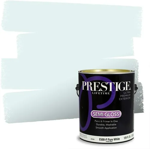 Vista 25 de PRESTIGE Pintura interior e imprimación en uno, salpicaduras acuosas, cáscara de huevo, 1 galón