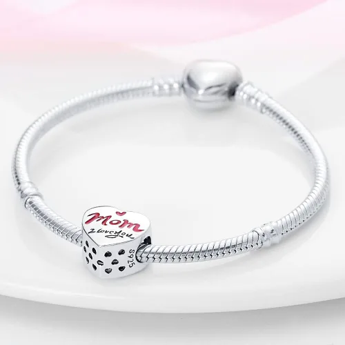 Vista 2 de Pandach 925 Sterling Silver Charms for Bracelets Necklace with 5A CZ Stones Dangle Pendant Bead Jewelry Beads Gifts for Women