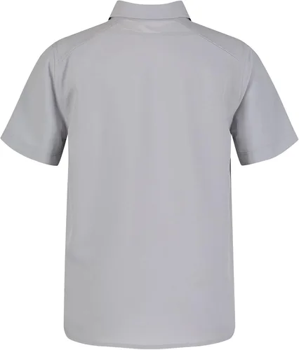 Vista 4 de Under Armour Camisa de manga corta para niños, con botones tejidos, cuello con cuello