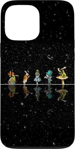 Vista 24 de Wonderland Starry Night - Funda para iPhone 17 de Alicia en el país de las maravillas