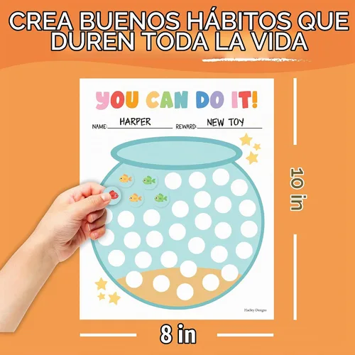 Vista 3 de Tabla de pegatinas para el comportamiento de los niños en casa y gráficos Azul