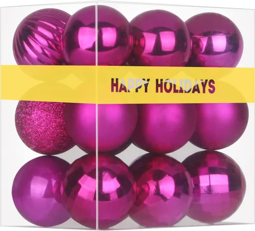 Vista 77 de Esferas pequeñas de bronce de 1.6 pulgadas para decoración del árbol de Navidad, adornos inastillables para cumpleaños, Halloween, vacaciones, boda