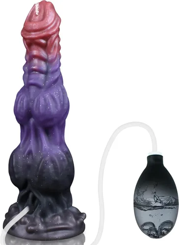 Vista 9 de Consolador alienígena monstruo animal – Consolador de nudo de fantasía de 7.87" con fuerte ventosa, consoladores gruesos compatibles con arnés