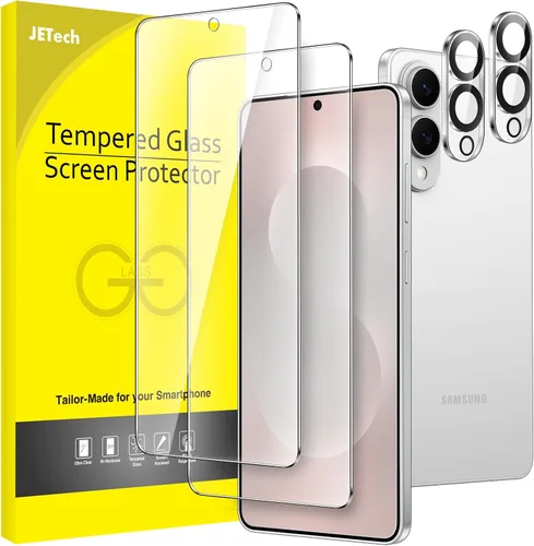 Vista 26 de JETech - Protector de pantalla para Samsung Galaxy S20 FE de 6.5 pulgadas con protector de lente de cámara, película de vidrio templado, compatible