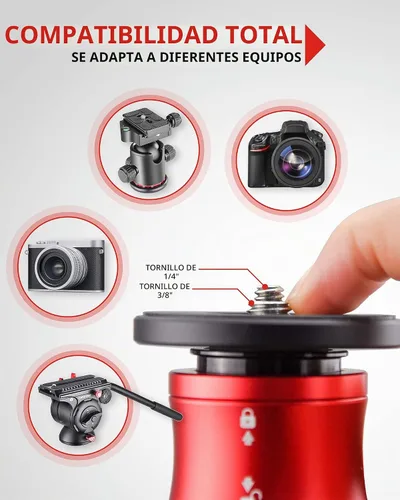 Vista 3 de IFOOTAGE Cobra 3 Monopod A180F Cámara Profesional Monopod 71