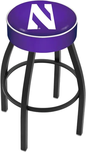 Vista 26 de The Holland Bar Stool Company L8B1-4 Georgia Tech - Taburete giratorio con base antiarrugas, color negro