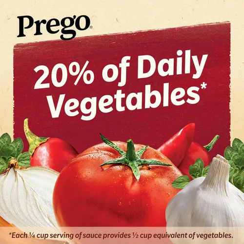 Vista 3 de Prego - Salsa de pizza picante y atrevida, frasco de 14 onzas