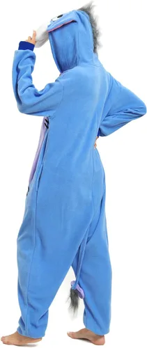 Vista 5 de NAITOKE Pijama de animal para adultos, disfraz de Halloween, cosplay