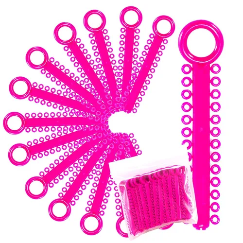 Vista 6 de 1040 Power Sticks Ligaduras Ataduras de ligadura ortodóntica O-Ties, Bandas elásticas de ligadura, Ataduras elásticas Anillos en O Bandas elásticas