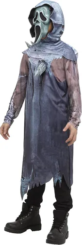Vista 5 de Fun World Icebound Phantom Ghost Face Men's Costume